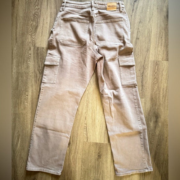 Stretchy Brown Cargo Jeans - Picture 2 of 2